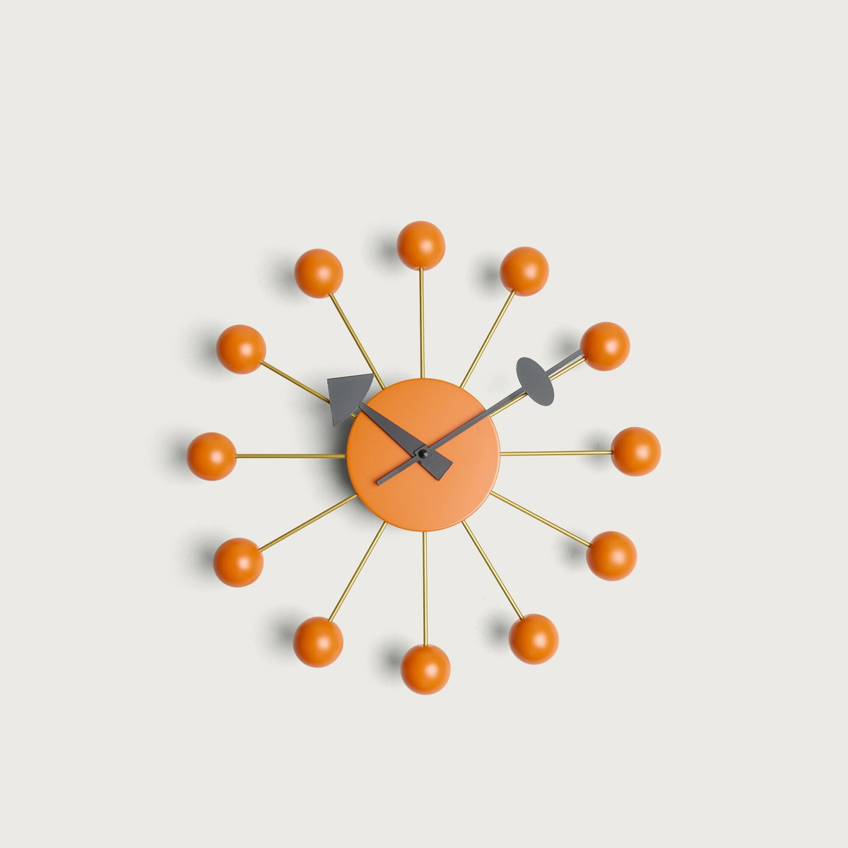 Vitra George Nelson Ball Wall Clock in Orange