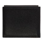 Thom Browne Black Billfold Flap Wallet