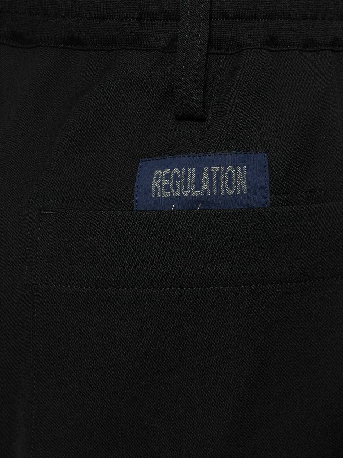 YOHJI YAMAMOTO - Z-rib Wool Cargo Pants Yohji Yamamoto