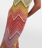 Missoni Mare Zig Zag strapless beach dress