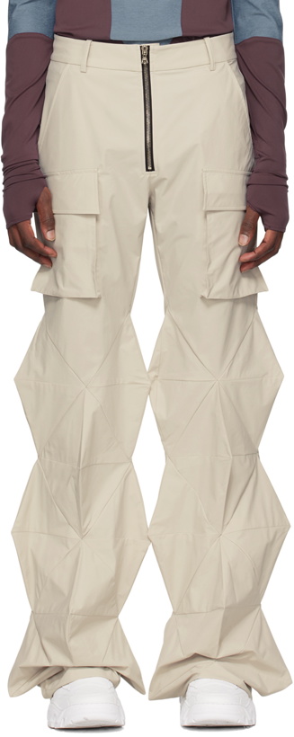 Photo: Uncertain Factor Off-White 3D Embossed Cargo Pants
