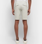Incotex - Slim-Fit Linen Shorts - Ecru