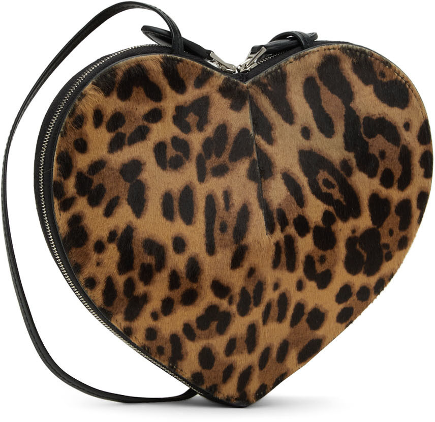 Alaïa Le Cache Coeur Bag in Brown