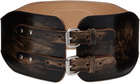 OUR LEGACY Black & Tan Sunny Girdle Belt