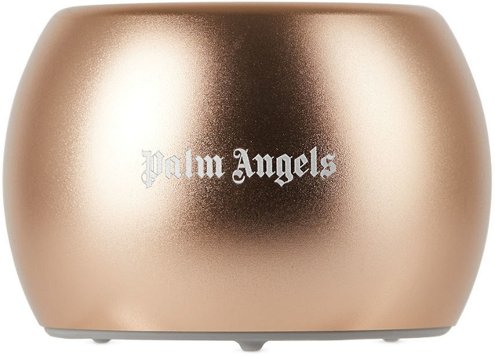 Photo: Palm Angels Gold Logo Speaker