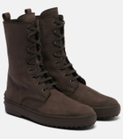 Tod's Winter Gommino leather lace-up boots