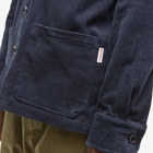 Battenwear Men's Five Pocket Canyon Shirt in Navy Corduroy