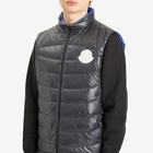 Moncler Men's Shiny Menelao Vest in Black