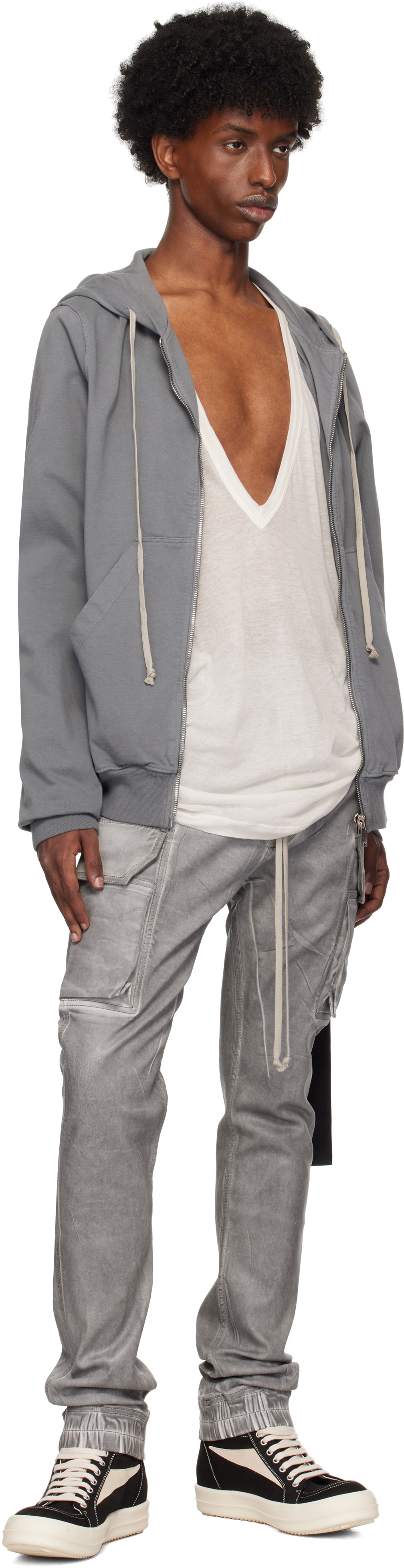 【Rick Owens】Porterville Jason フーディ Rick Owens Off-White Porterville Jason Hoodie - Hoodies