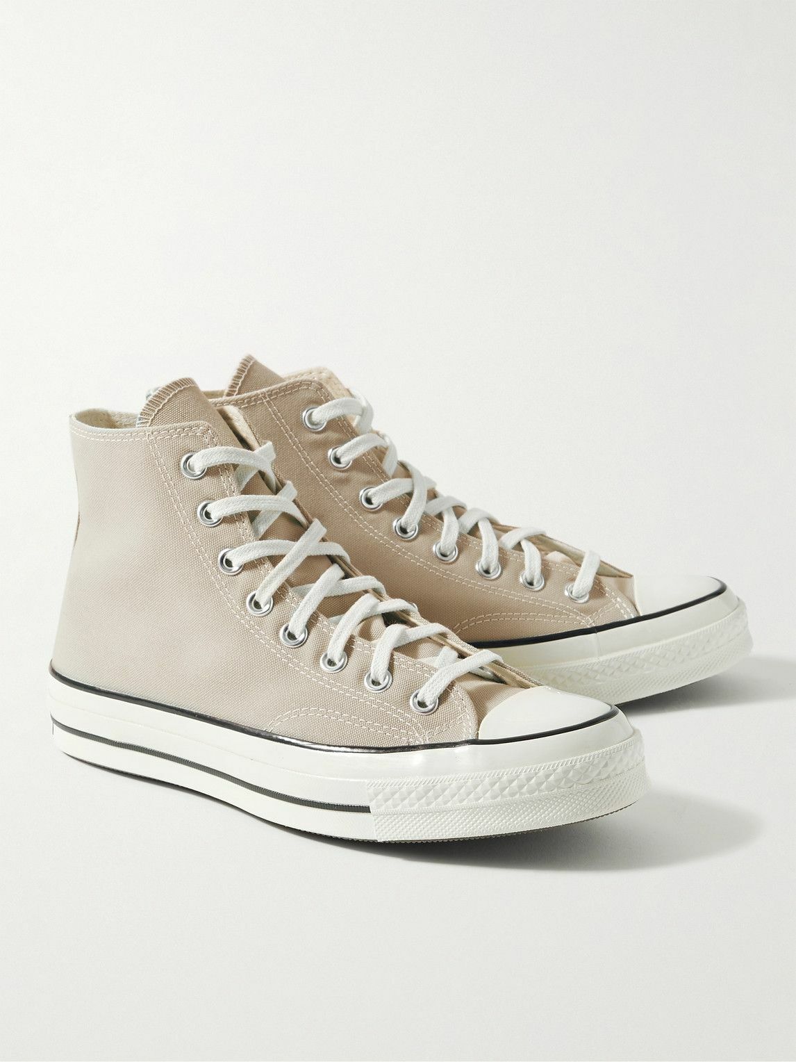 Converse - Chuck 70 Canvas High-Top Sneakers - Neutrals Converse