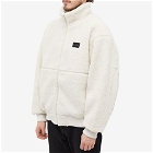 Calvin Klein Men's Sherpa Fleece Jacket in Egg Shell