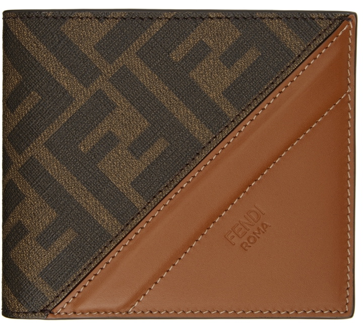 Photo: Fendi Brown & Tan 'Forever Fendi' Bifold Wallet