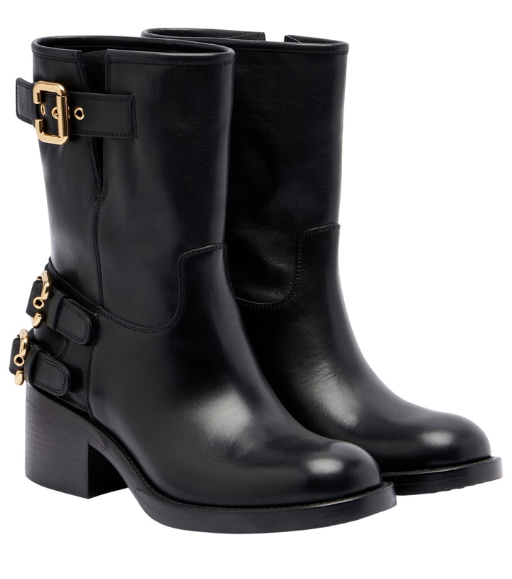 Photo: Chloé Dakota leather biker boots