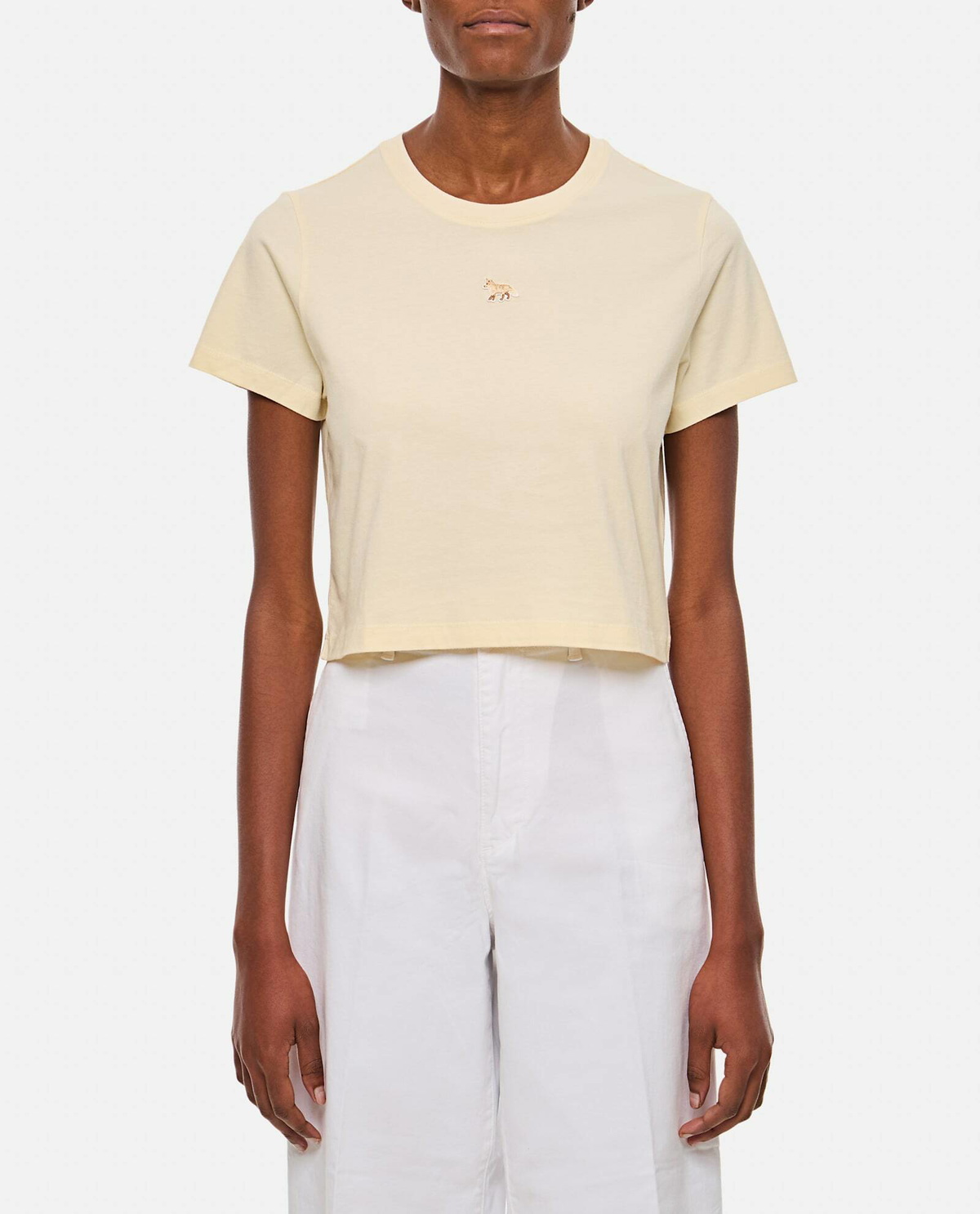 Maison Kitsuné Women's Top Baby Fox White