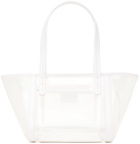 BY FAR White Bar Tote