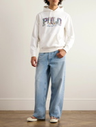 Polo Ralph Lauren - Logo-Appliquéd Embroidered Cotton-Blend Jersey Hoodie - White