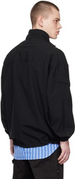 Comme des Garçons Homme Black Zip Jacket