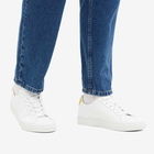 Common Projects Men's Retro Low Sneakers in White/Yellow