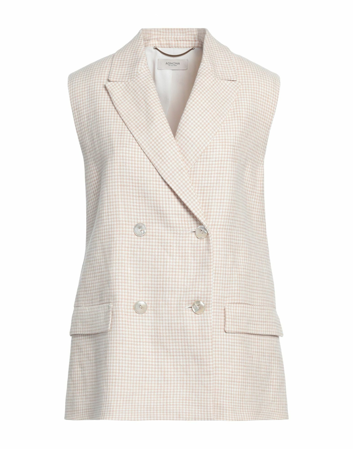 Agnona Womens Blazer Sand