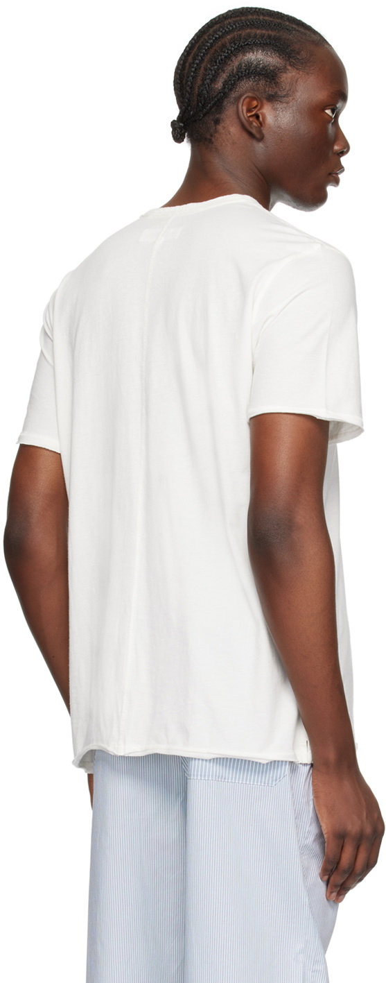 rag & bone White Miles T-Shirt Rag and Bone