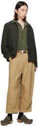 NEEDLES Khaki H.D. Military Trousers