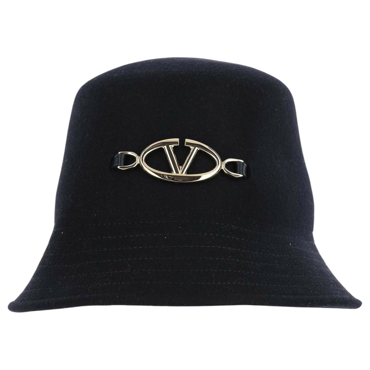 ハット VALENTINO GARAVANI Turbante | Famiglia 1 | S Valentino Garavani Famiglia 1 Turbante in Nero & Oro | FWRD