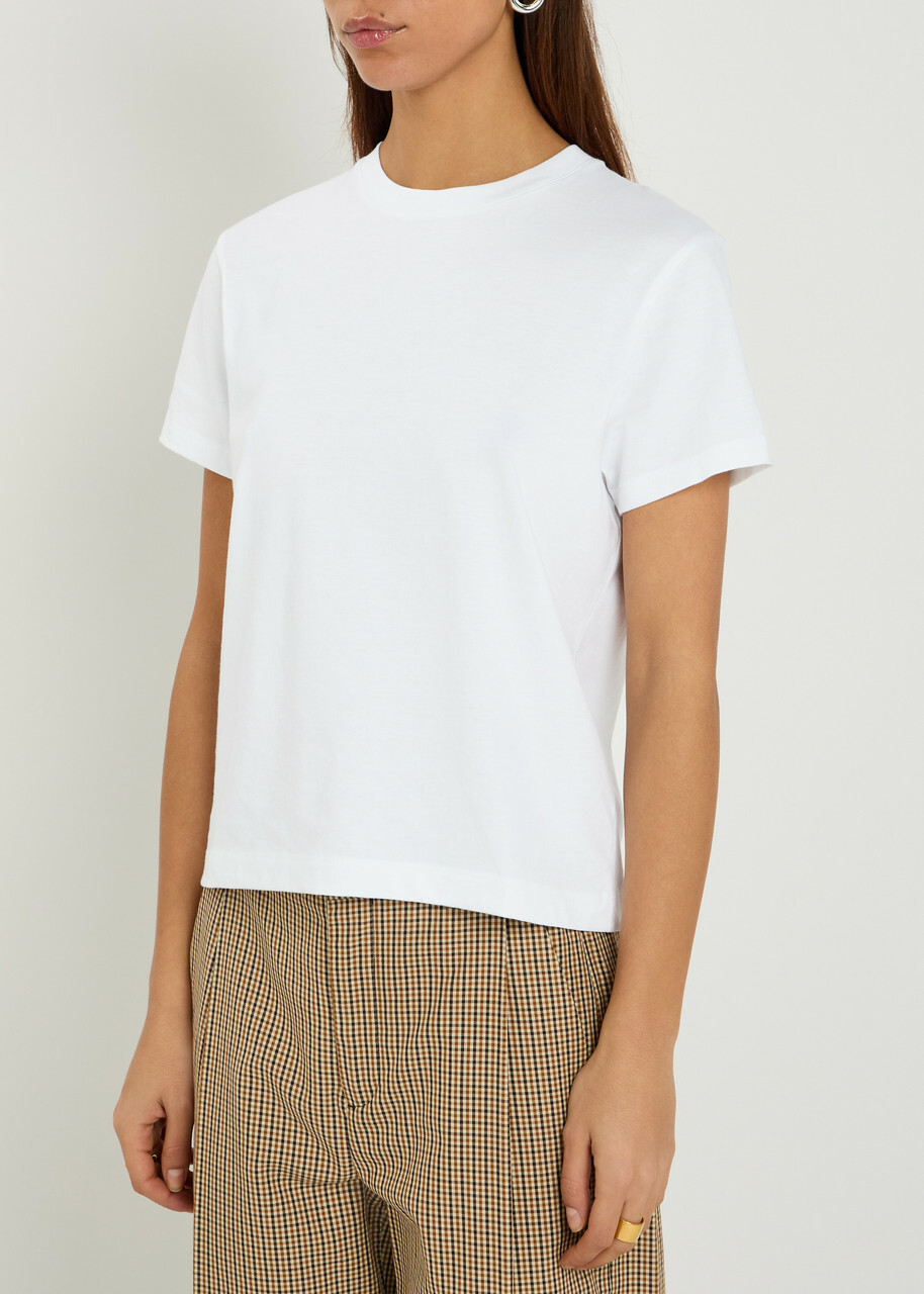 Vince Crew-neck Cotton T-shirt White