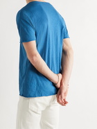 NUDIE JEANS - Roger Slub Organic Cotton-Jersey T-Shirt - Blue