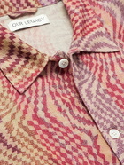 Our Legacy - Printed Linen Shirt - Pink