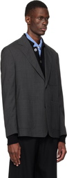 mfpen Gray Patch Pocket Blazer