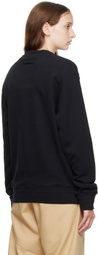 ZEGNA Black Crewneck Sweatshirt