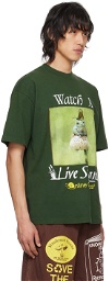 Online Ceramics Green 'Watch A Live Stream' T-Shirt