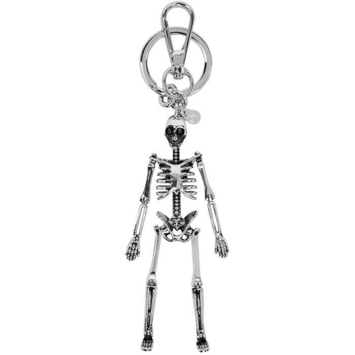 Alexander macqueen スカルデザイン キーホルダー Alexander McQueen Silver Skeleton Keychain Alexander McQueen