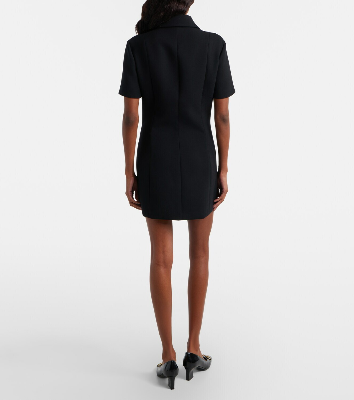 Gucci Double G wool crêpe minidress