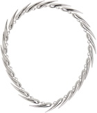 Mugler Silver Spike Necklace