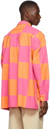 Jacquemus Pink & Orange La Montagne ' La Chemise Toutou' Shirt