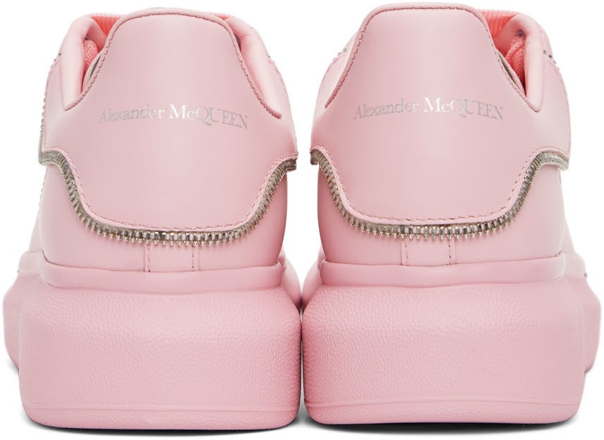 Alexander Mcqueen W Oversize Sneaker White Pink 553770WHGP7 - 9182 - Alexander  McQueen thin geometrical buckled belt
