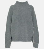 Victoria Beckham Embroidered wool turtleneck sweater