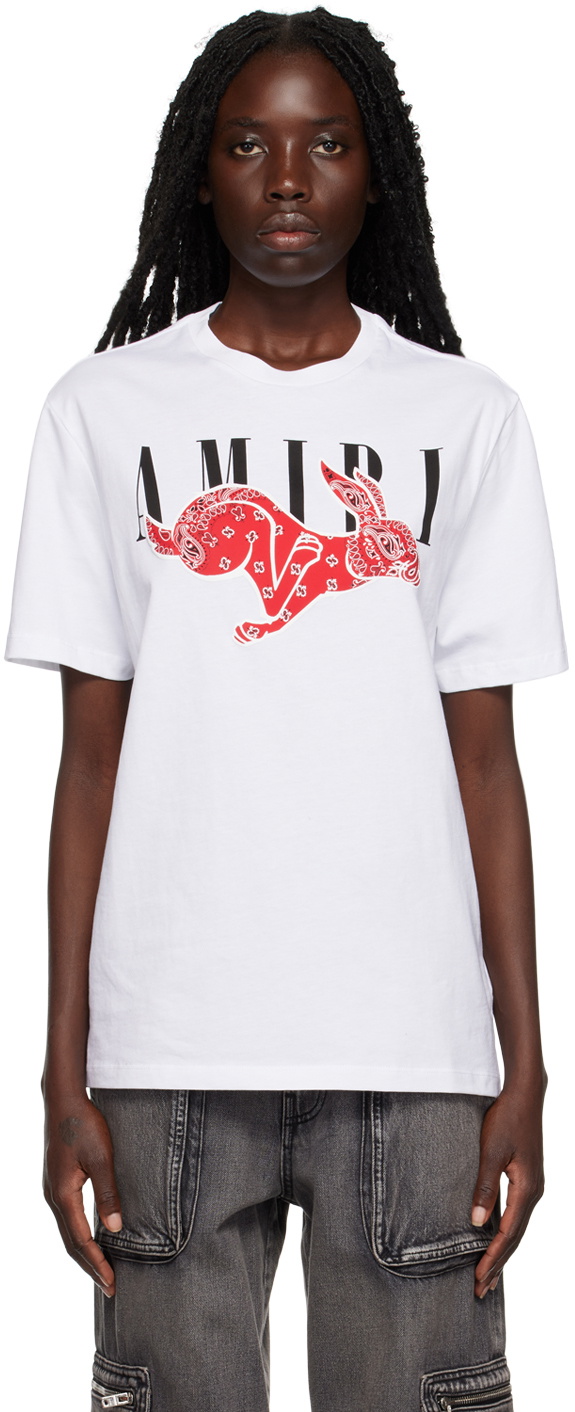 t shirt amiri white