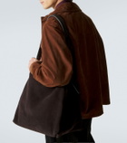 Lemaire Belted suede shoulder bag
