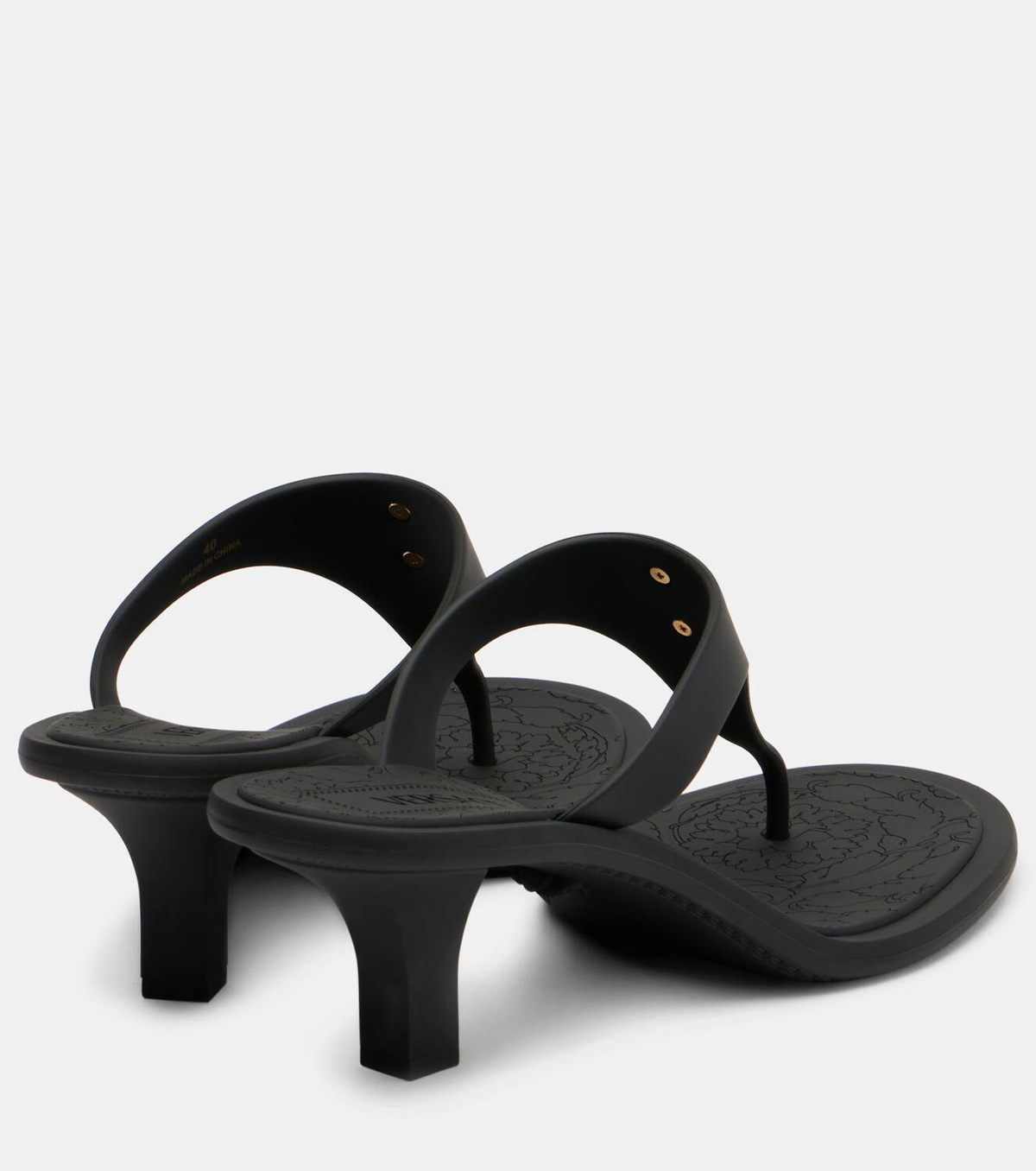 Versace Alia Medusa 55 thong sandals