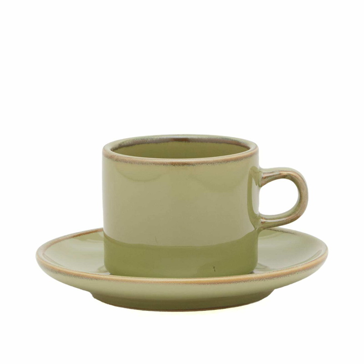 Photo: HKliving Cup & Saucer in Moss Green 