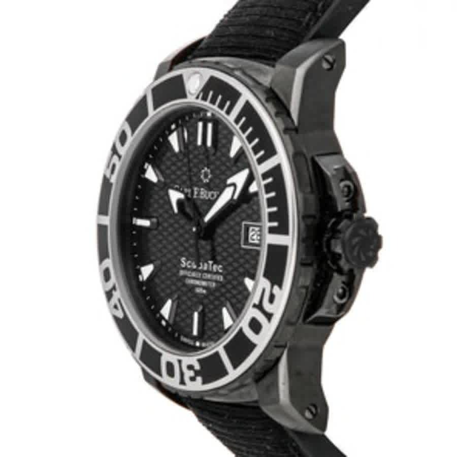 Carl F. Bucherer Patravi Scubatec Automatic Chronometer Black Dial Mens Watch 00.10632.28.33.01
