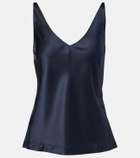 Dorothee Schumacher Sense of Shine silk-blend satin top