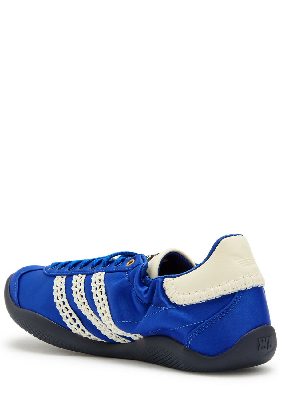 Adidas X Wales Bonner Karintha Satin Sneakers Blue