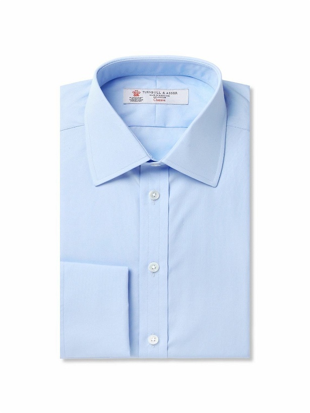 Photo: Turnbull & Asser - Blue Double-Cuff Cotton Shirt - Blue