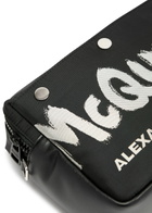 Alexander Mcqueen Graffiti Nylon Camera bag - Black - One Size