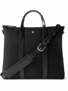 Mismo - M/S Mate Leather-Trimmed Canvas Tote Bag
