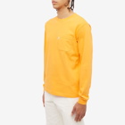 Adsum Men's Long Sleeve Classic Pocket T-Shirt in Tangerine