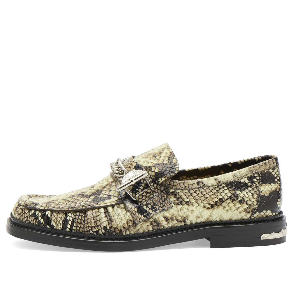 Toga Pulla Women's Toga Archives Snake Embossed Loafer in Natural